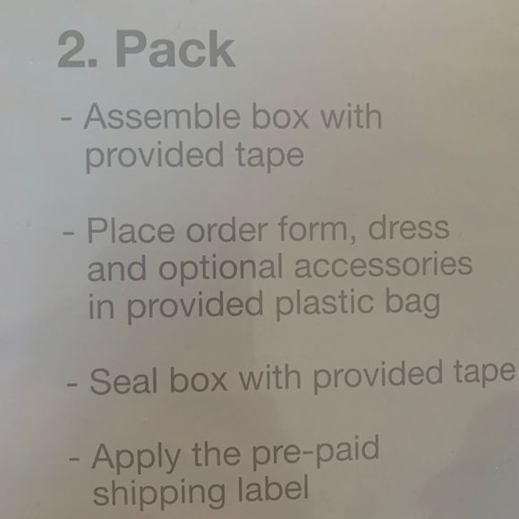 Wedding Grown Preservation Kit - Picture 5 of 6